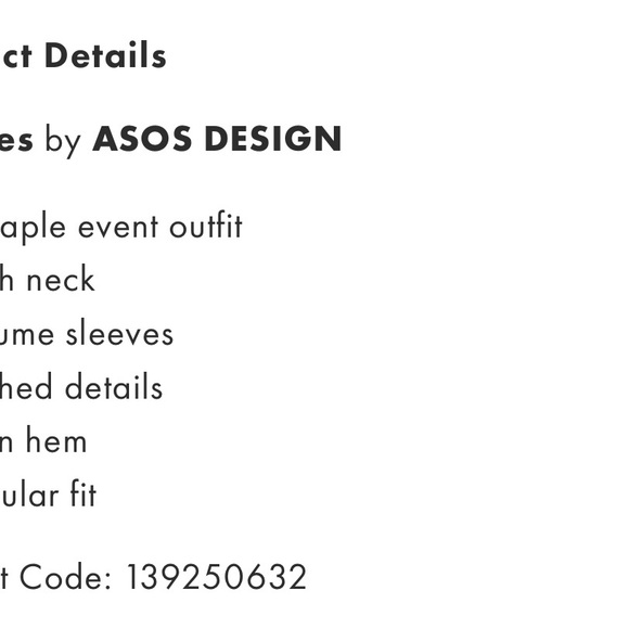 🆕 listing! ASOS Blue Ruched Long Sleeve Gown - Picture 12 of 12